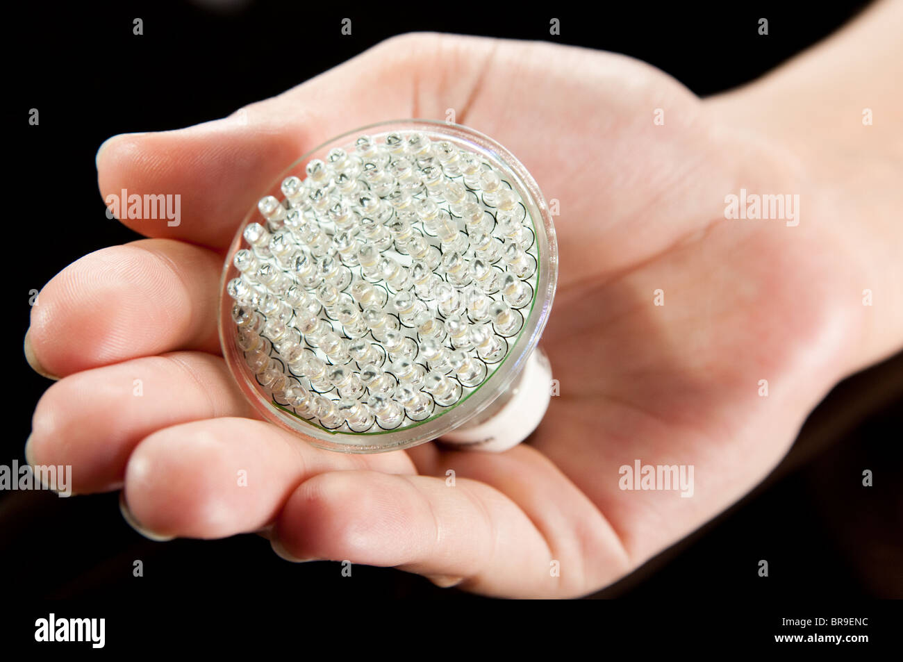 led light bulb in hand Stock Photo - Alamy
