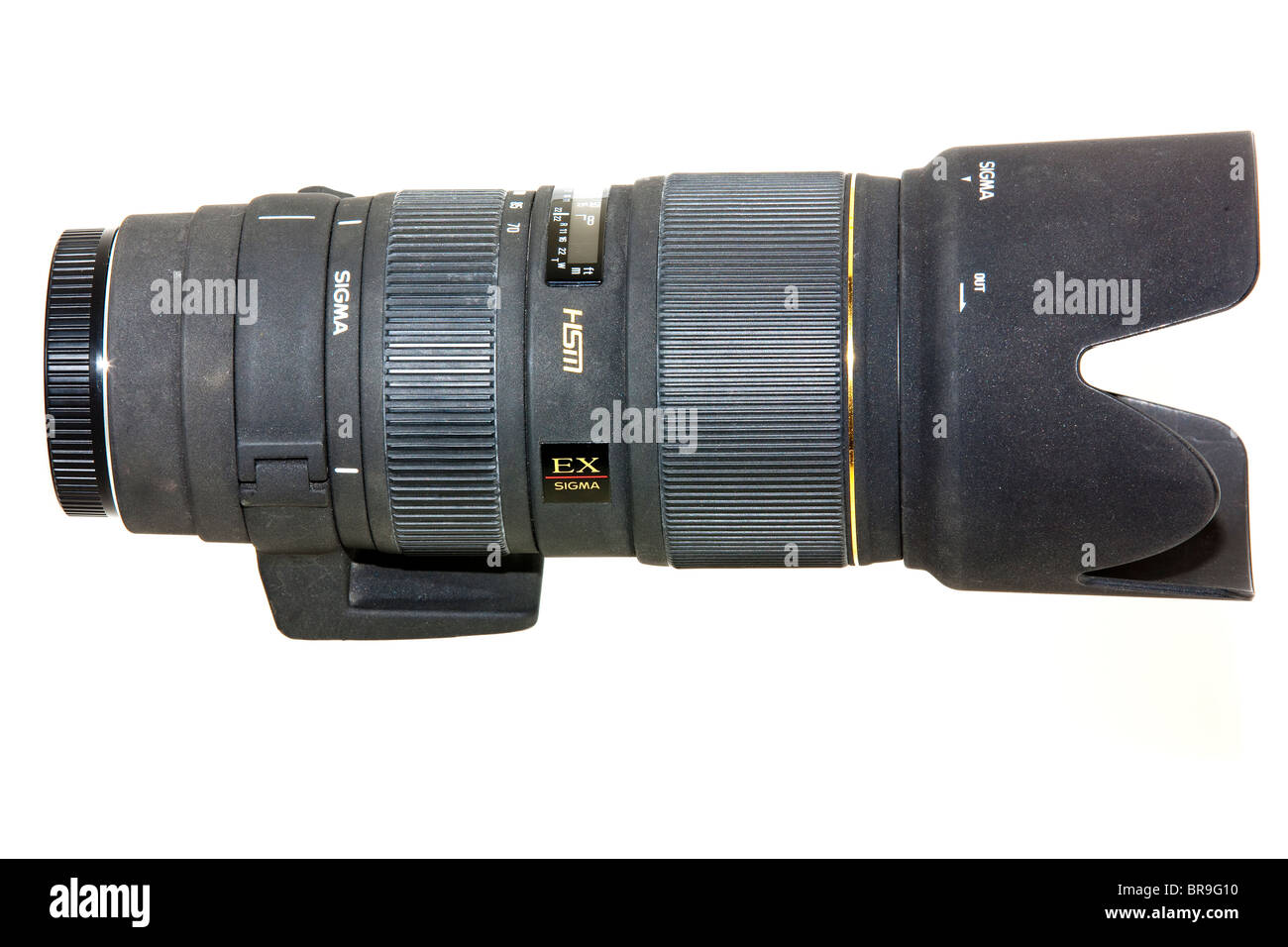 Sigma 70 - 200mm telephoto lens Stock Photo