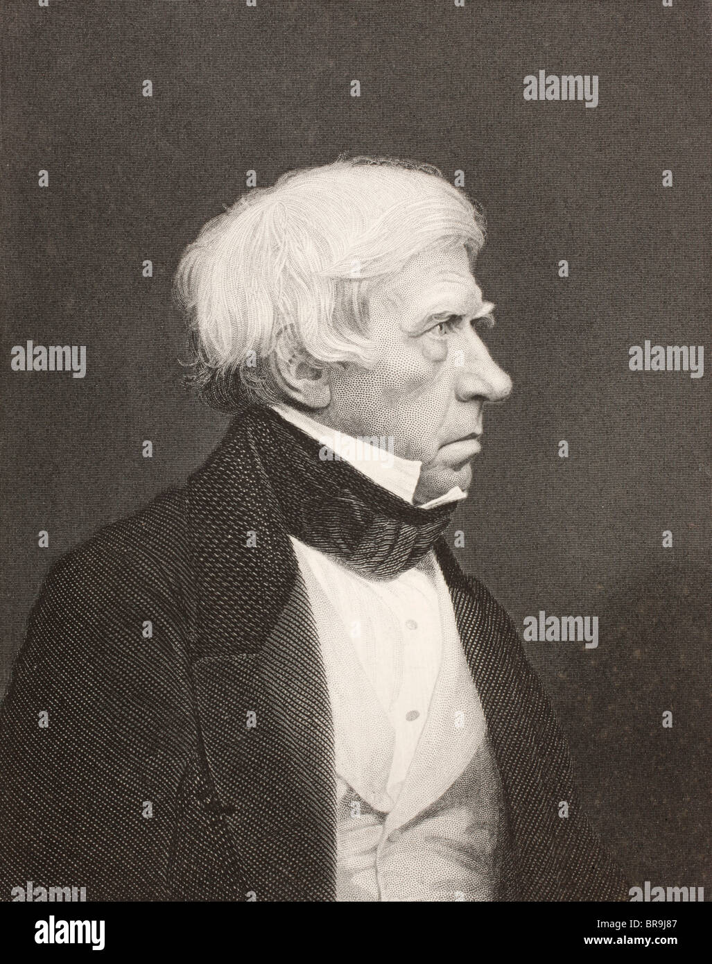 Henry Peter Brougham, 1st Baron Brougham and Vaux, 1778 to 1868. British statesman and Lord Chancellor of the United Kingdom. Stock Photo