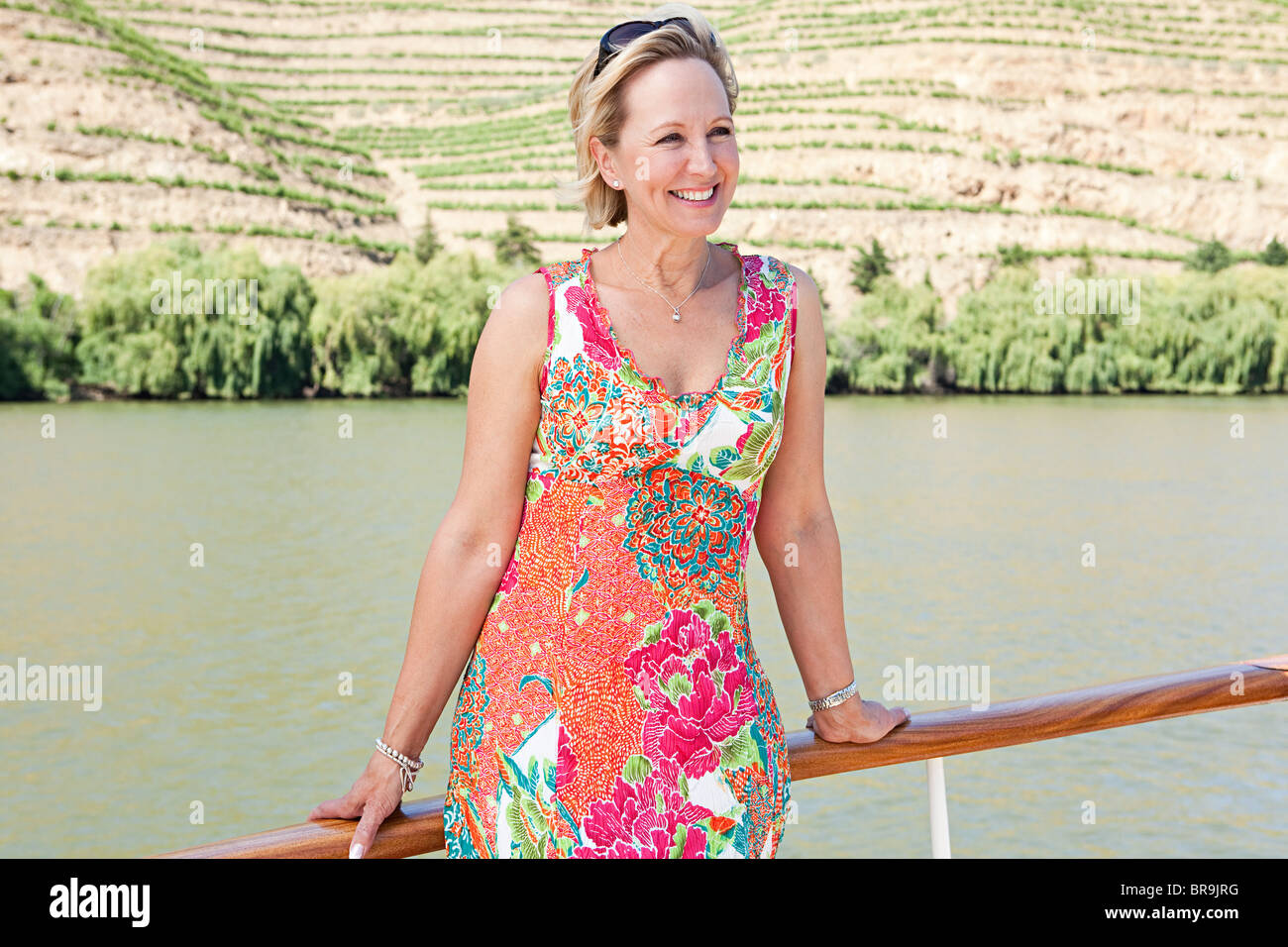 Mature woman holiday alone hi-res stock photography and images - Alamy