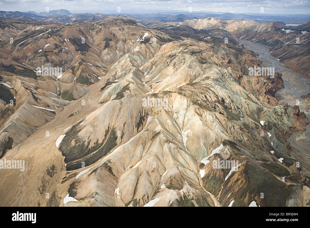 Iceland, landmannalaugar, hekla volcano Stock Photo