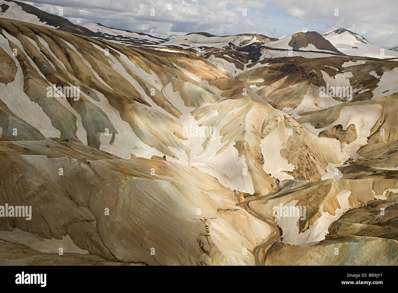 Iceland, landmannalaugar, hekla volcano Stock Photo