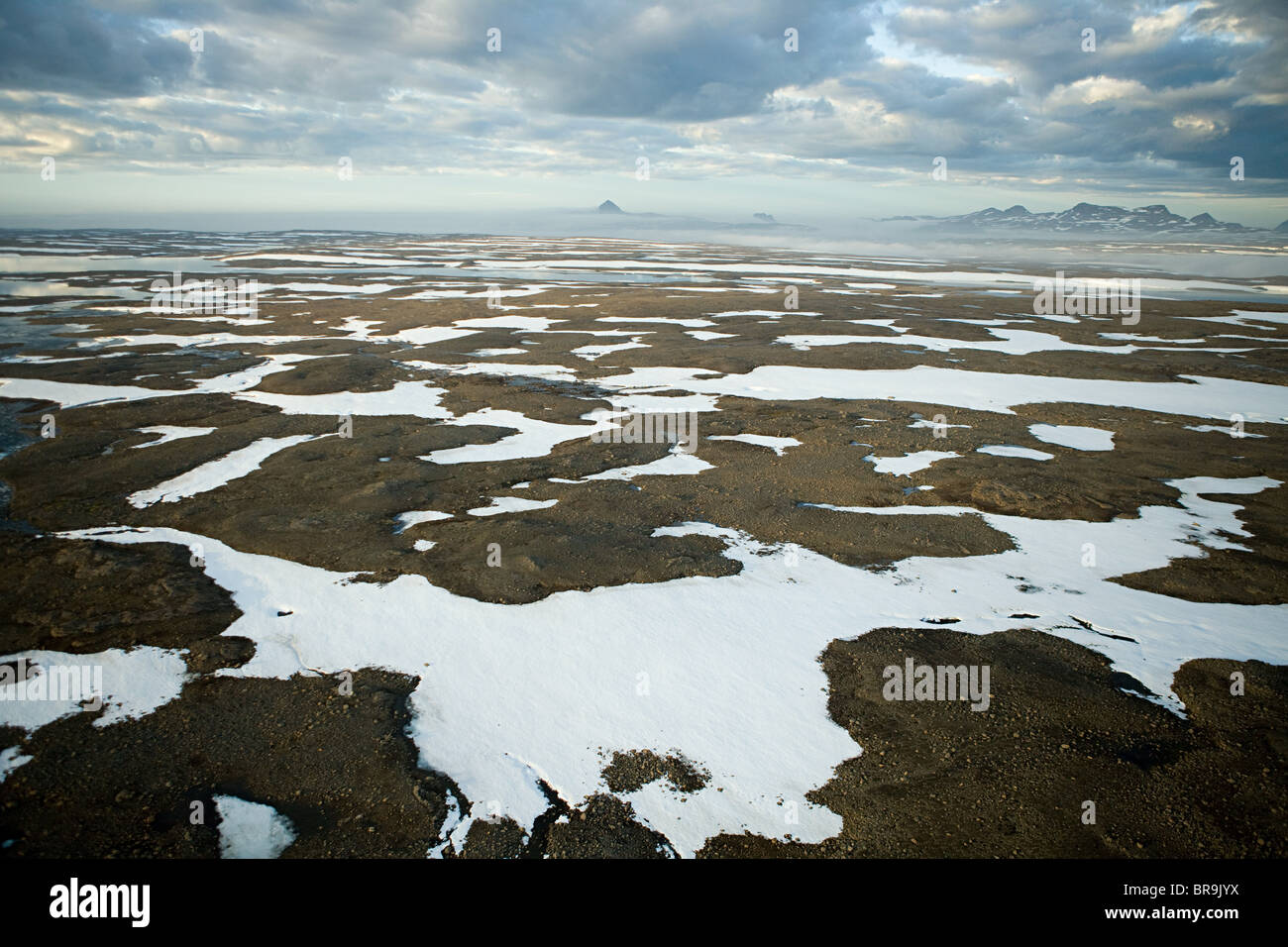 Iceland, lakagigar volcanic fissure Stock Photo