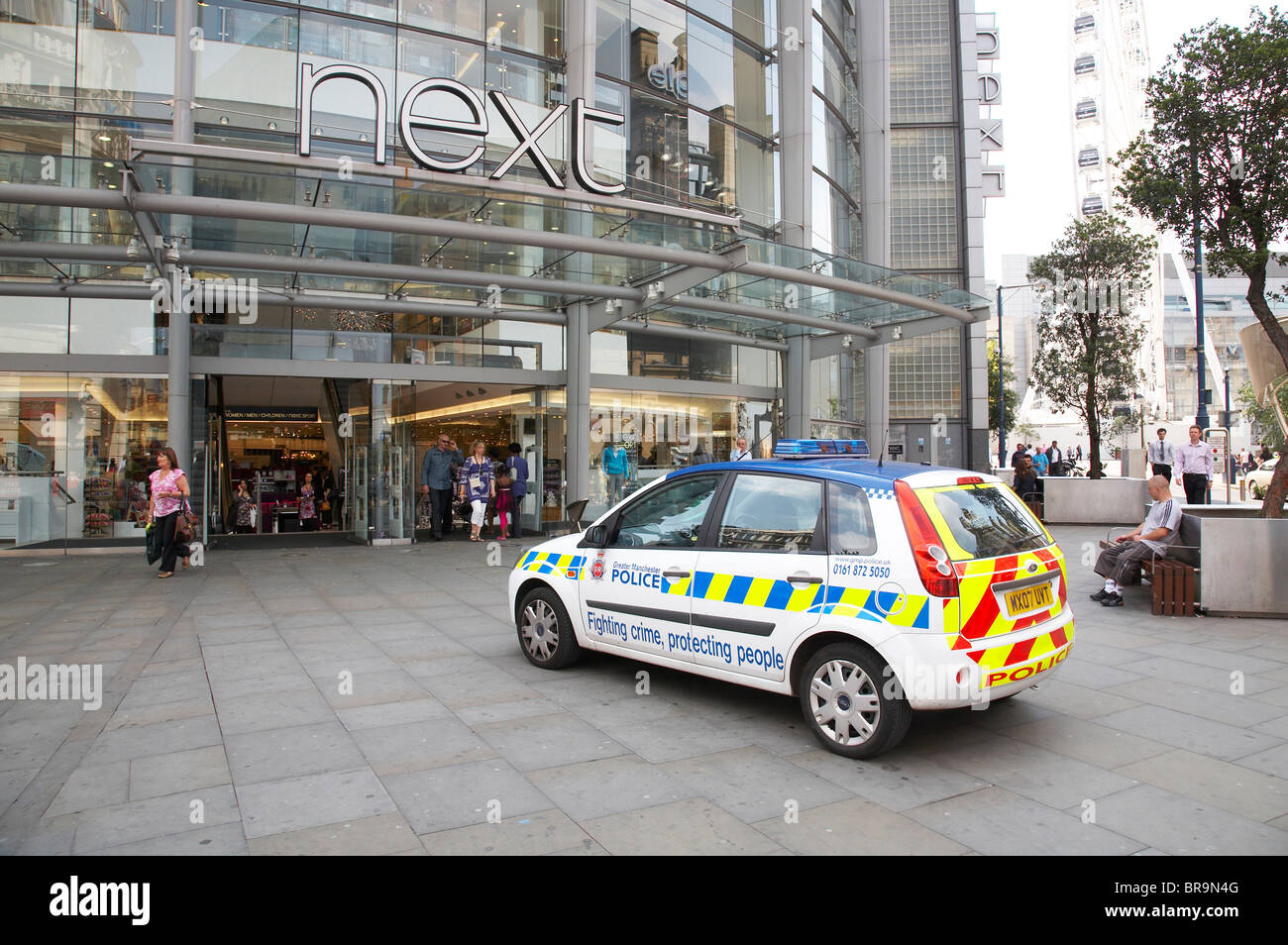 Police car manchester hi-res stock photography and images - Alamy