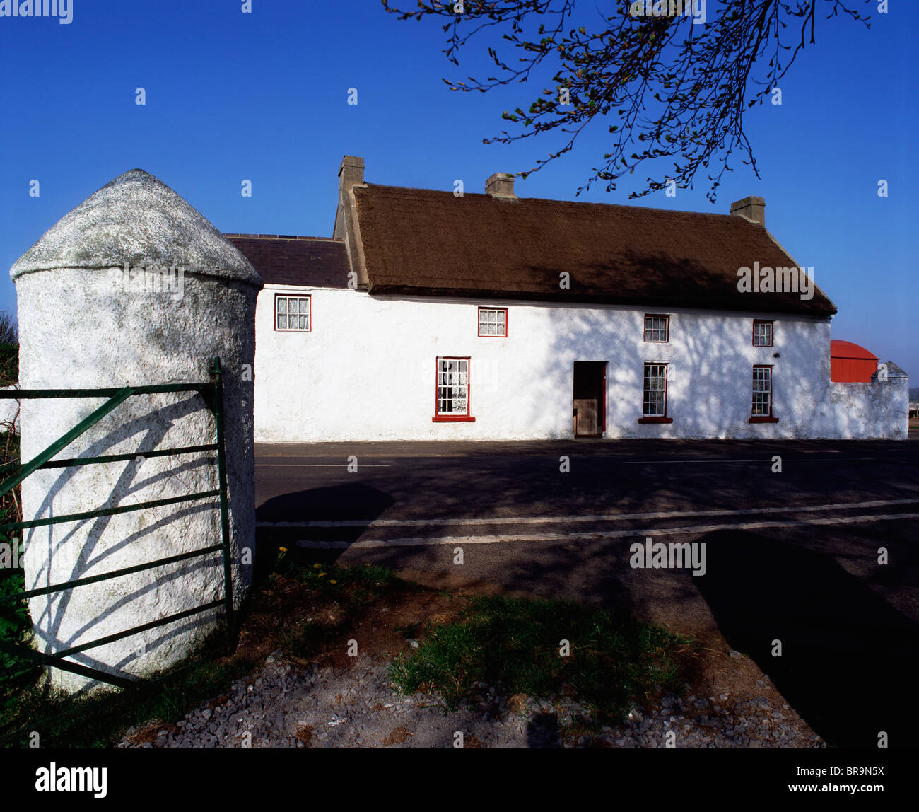 Thatched Cottage, Co. Armagh, Ireland Stock Photo Alamy