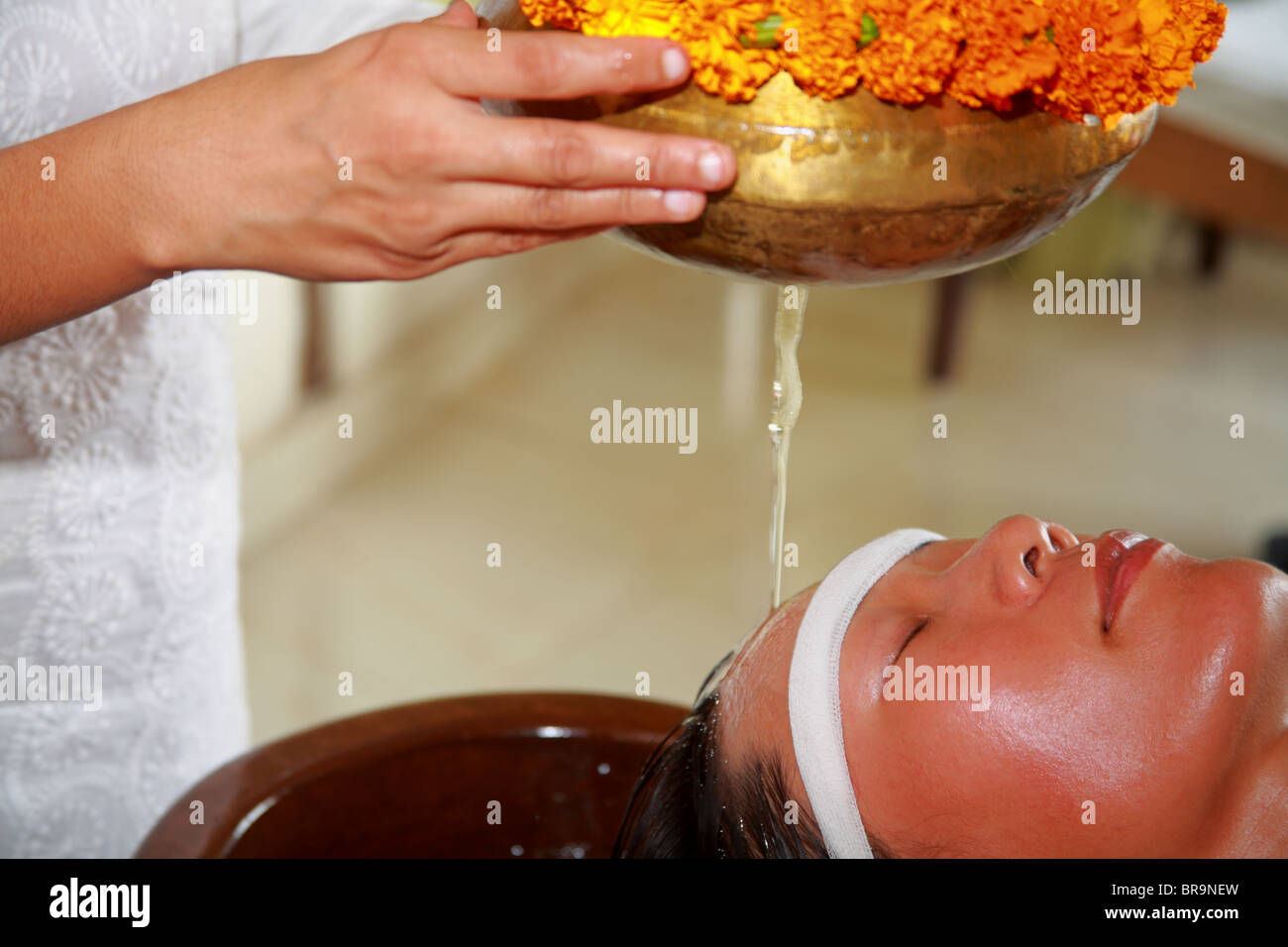 Ayurvedic treatment in India Stock Photo Alamy