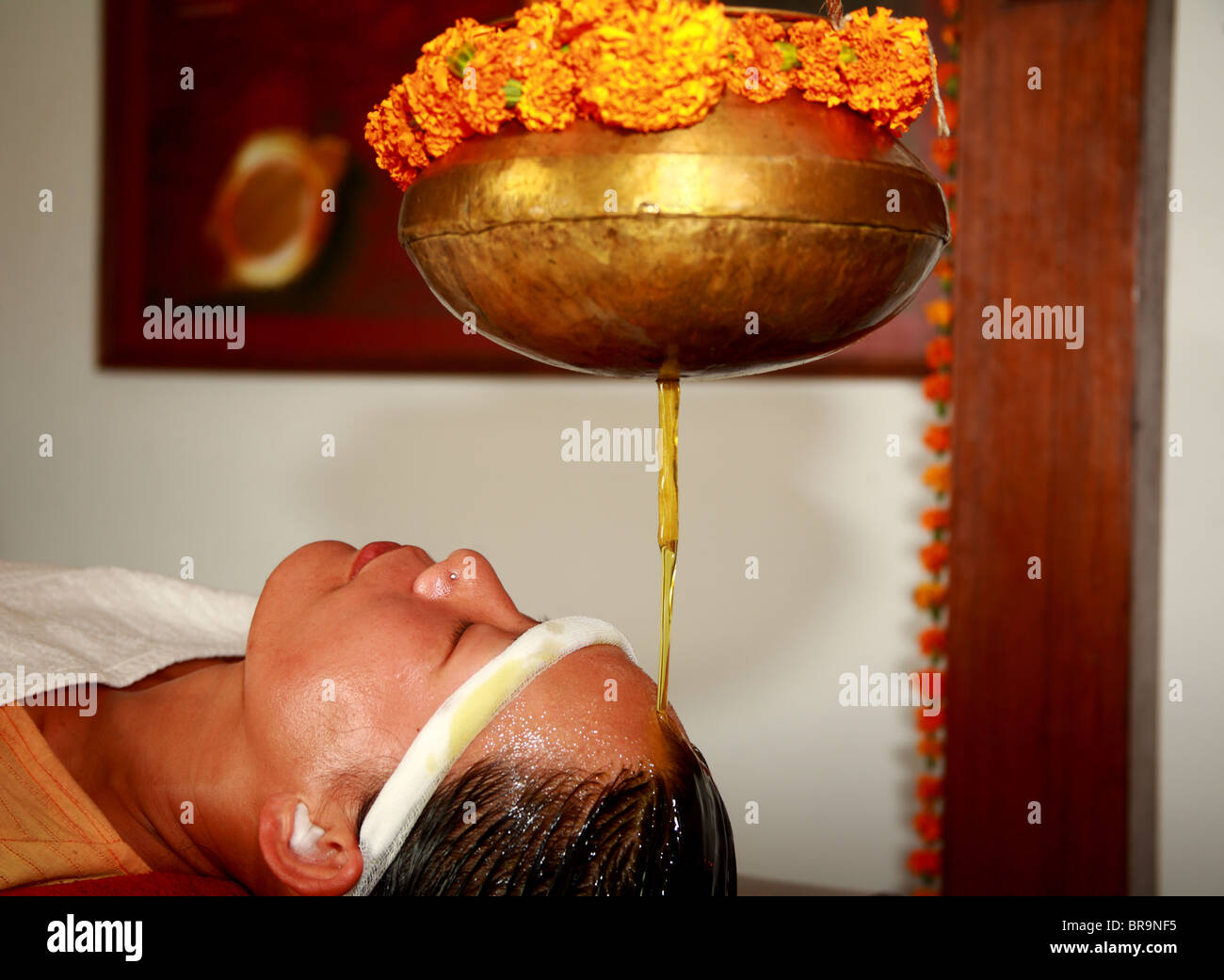 Ayurvedic treatment in India Stock Photo Alamy