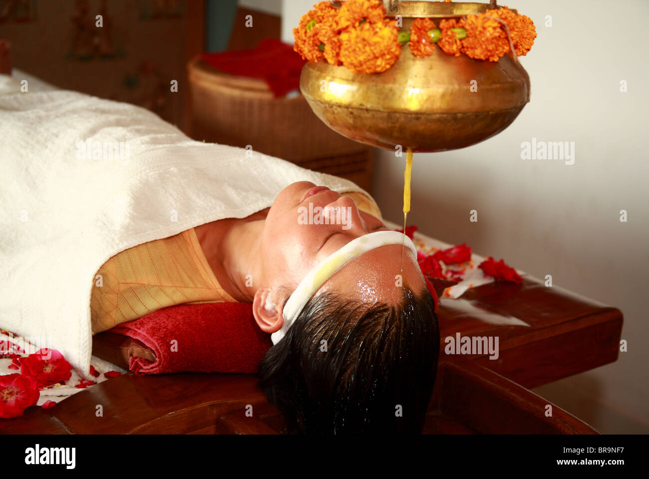 Ayurvedic treatment in India Stock Photo Alamy