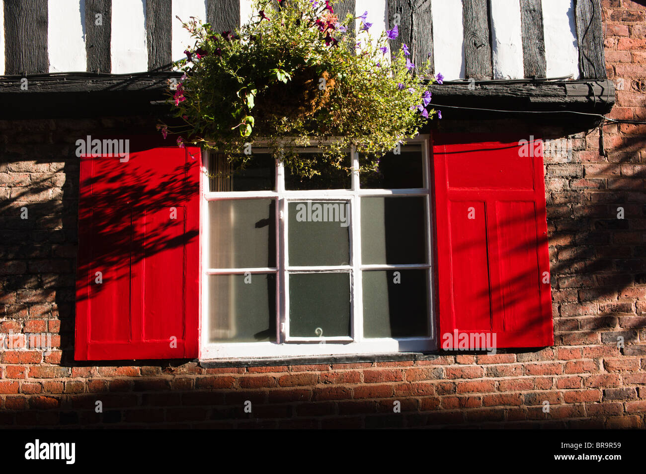 Ledbury street scene Stock Photo Alamy