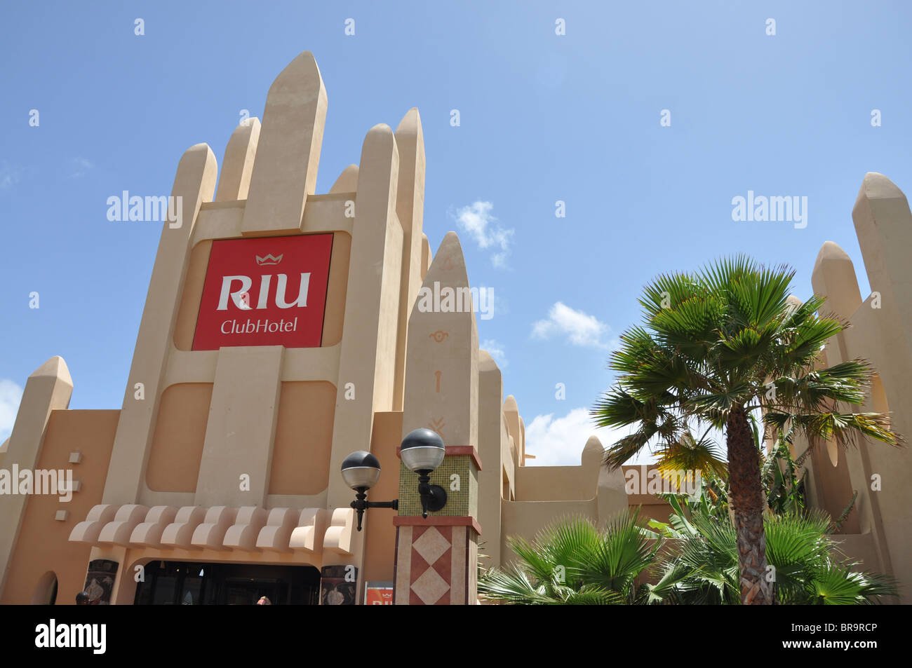 Front of ClubHotel Riu Garopa, Sal, Cape Verde, Africa Stock Photo