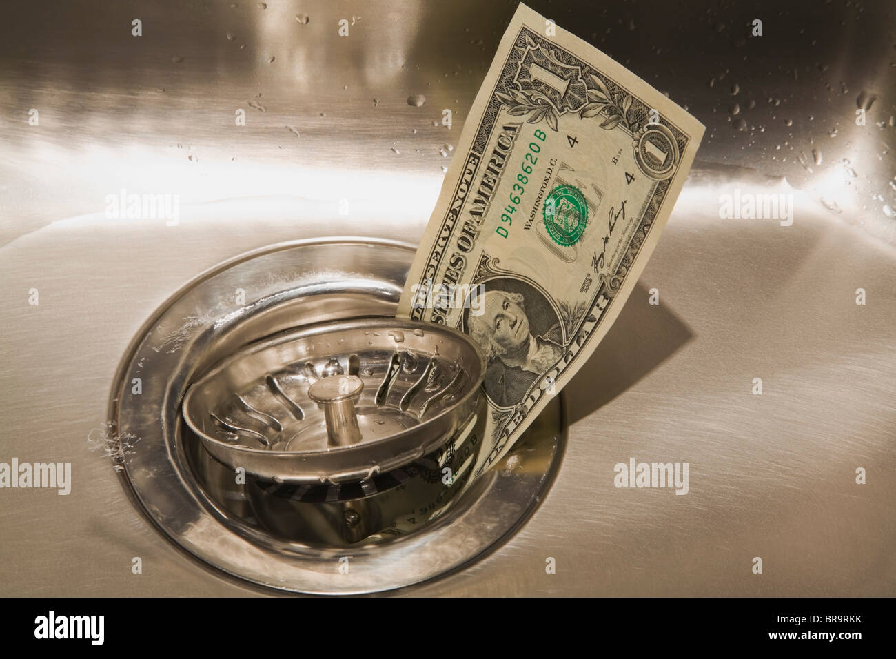 Money Down Drain Stock Photos & Money Down Drain Stock Images Alamy