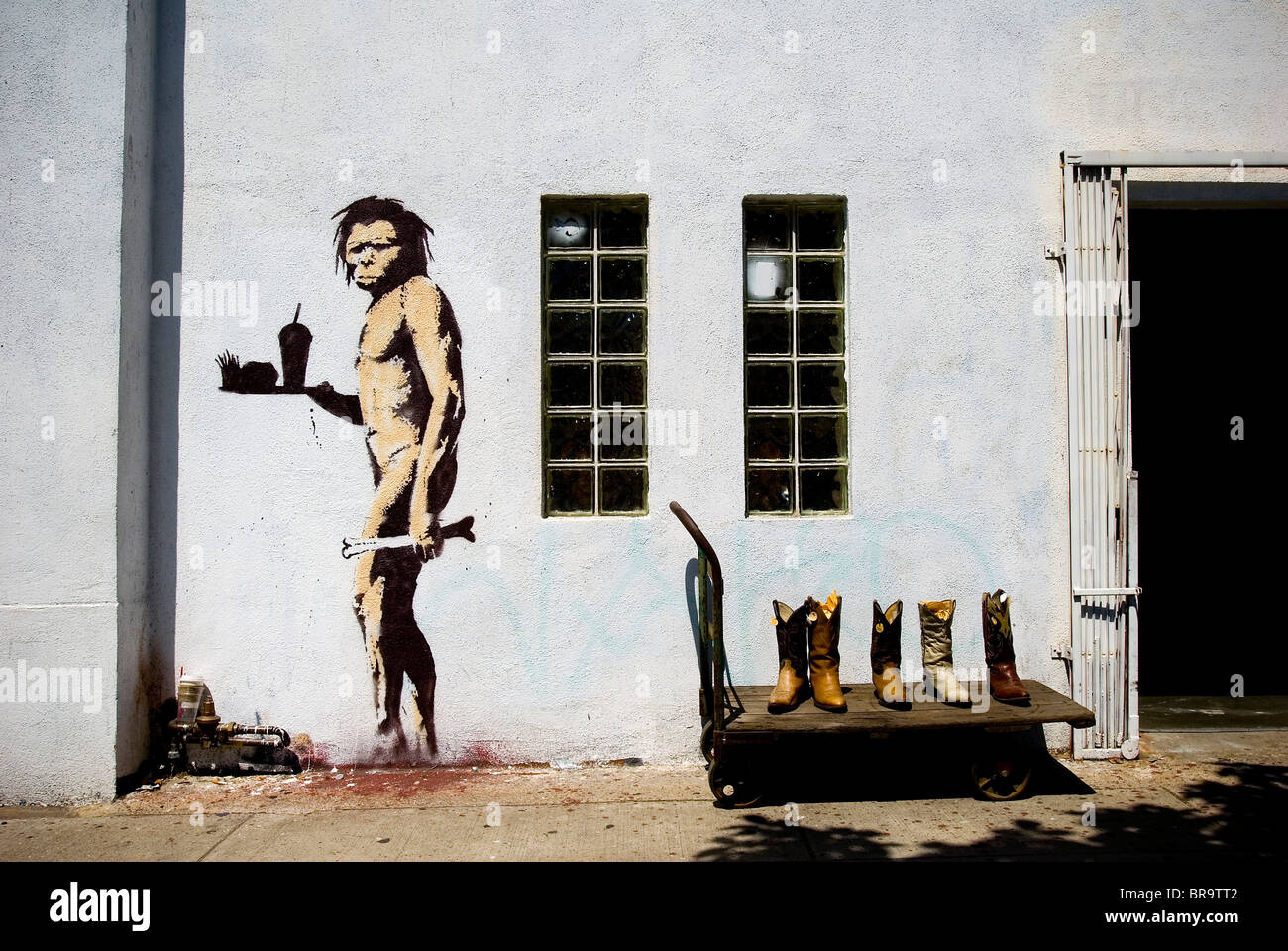 Banksy in Los Angeles Stock Photo Alamy