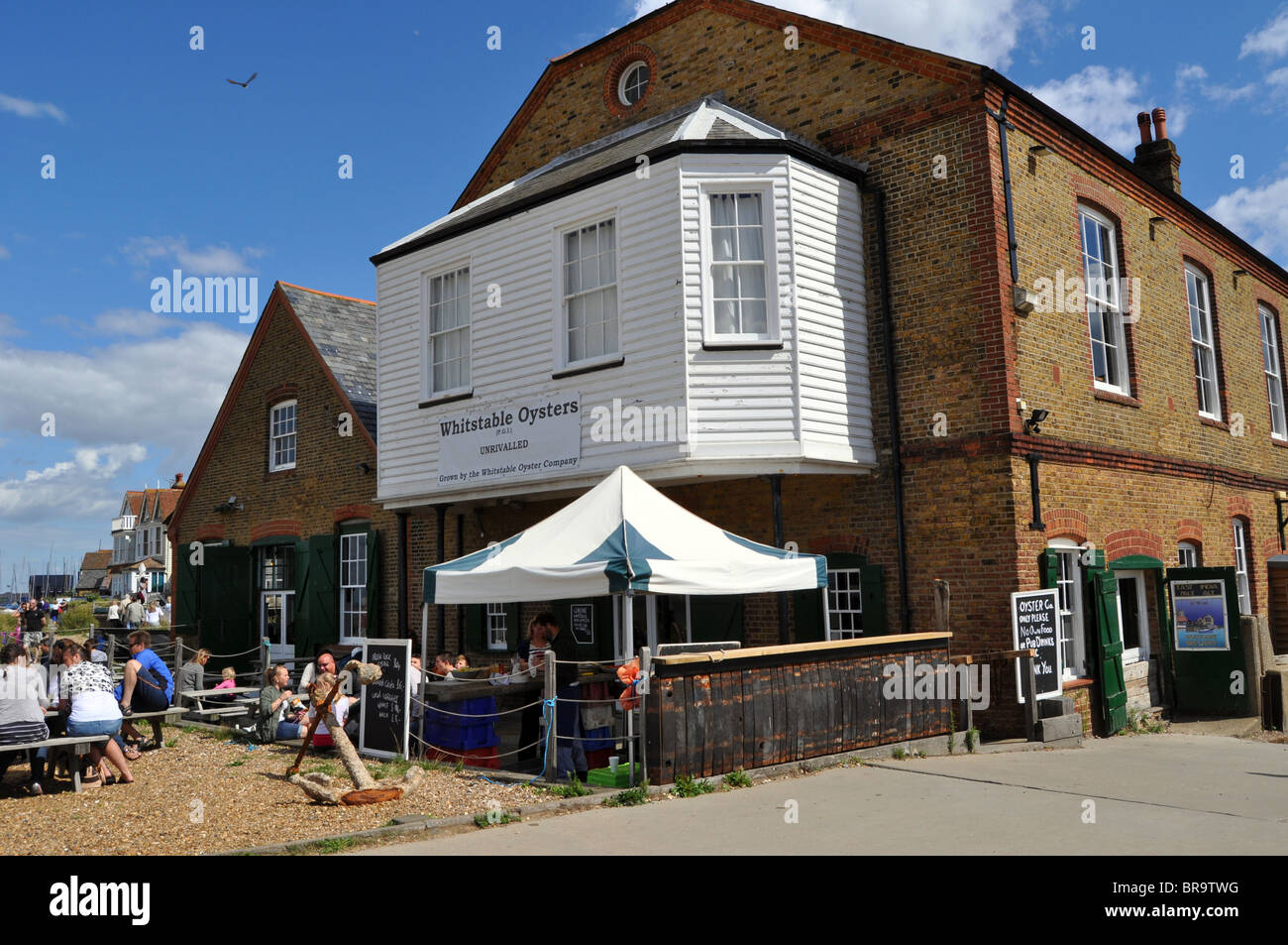 Whitstable Oyster fishery Co Restaurant Stock Photo Alamy