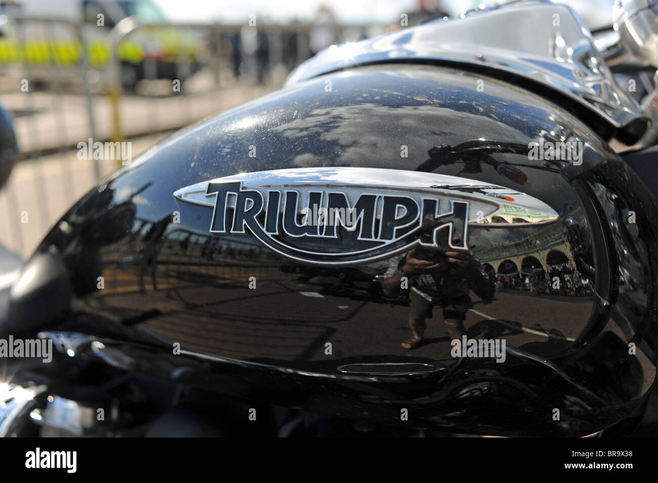 Triumph Motorcycle At The Ace Cafe Reunion Meeting For Bikers An Stock Photo Alamy