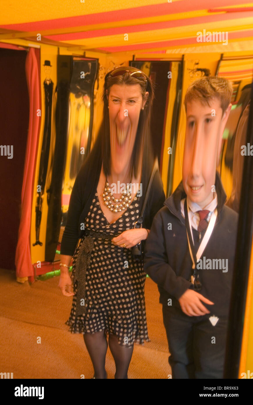 Distorted mirror teen hi-res stock photography and images - Alamy