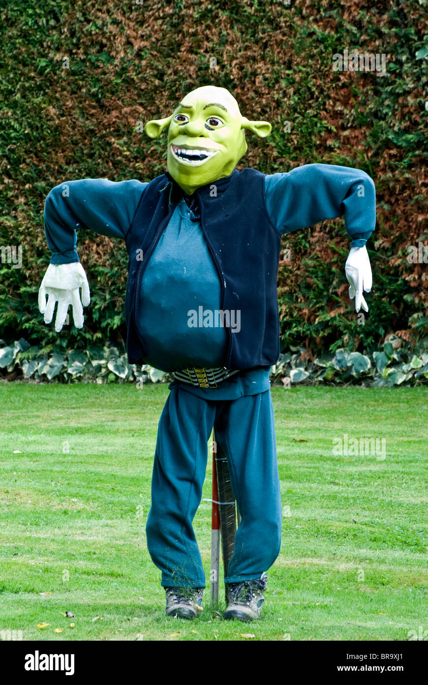 Scarecrow at festival in Loose Kent Stock Photo Alamy