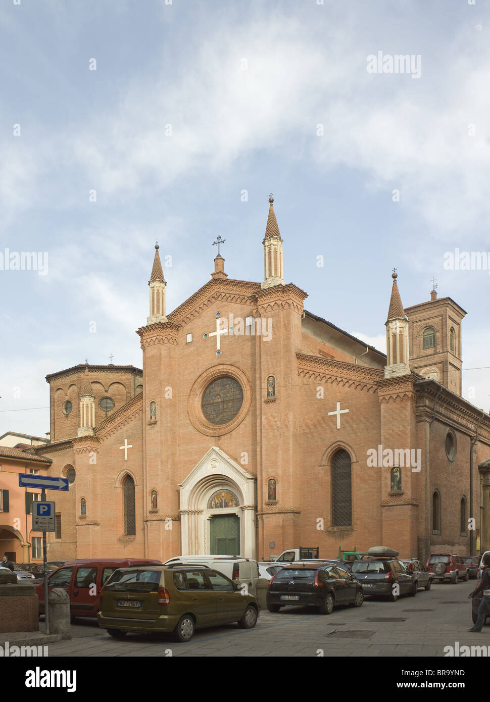 Bologna, Italy. Church of San Martino, founded 1217, rebuilt by