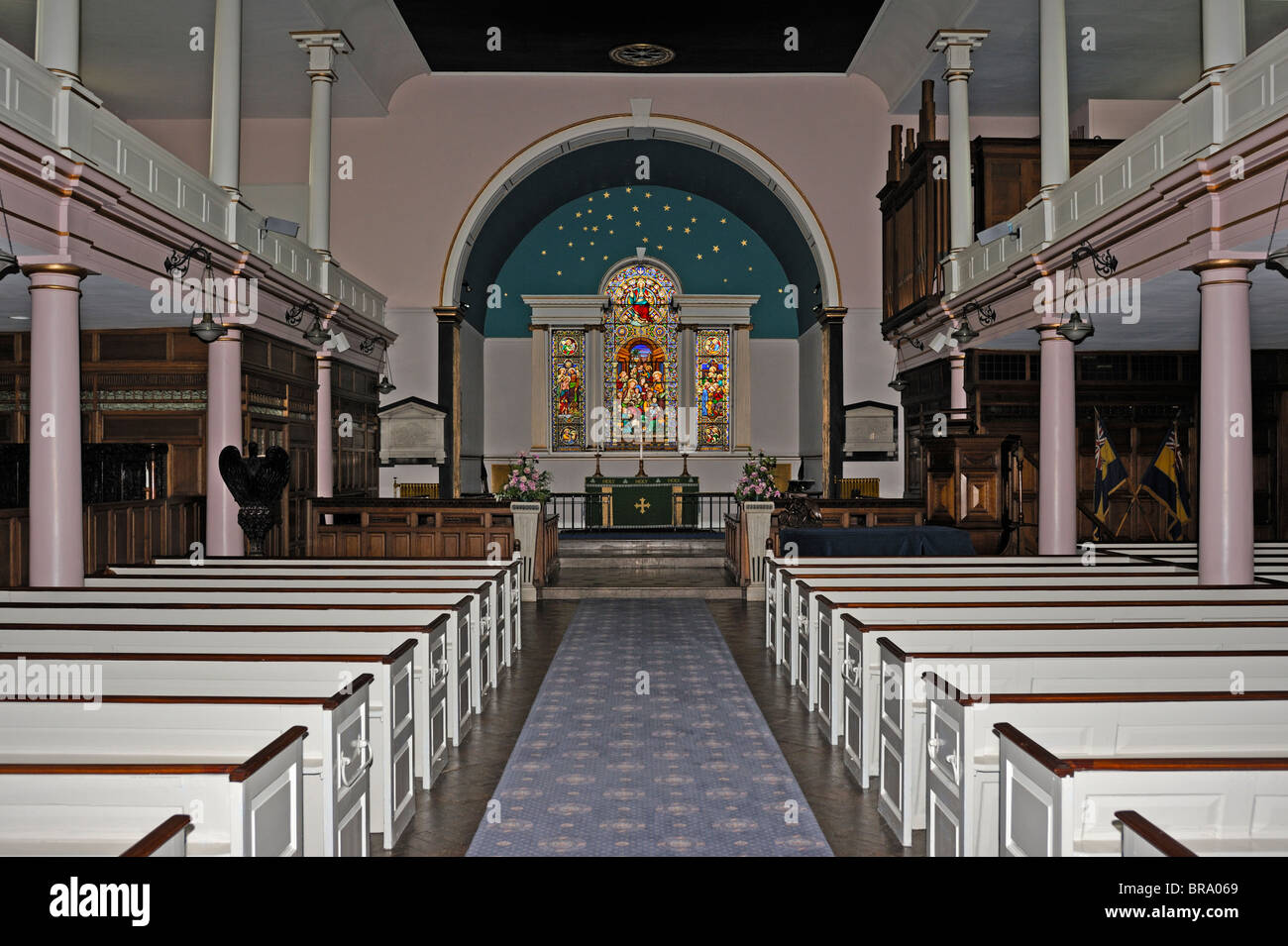 Interior, looking East. Church of Saint Mary the Virgin, Wigton