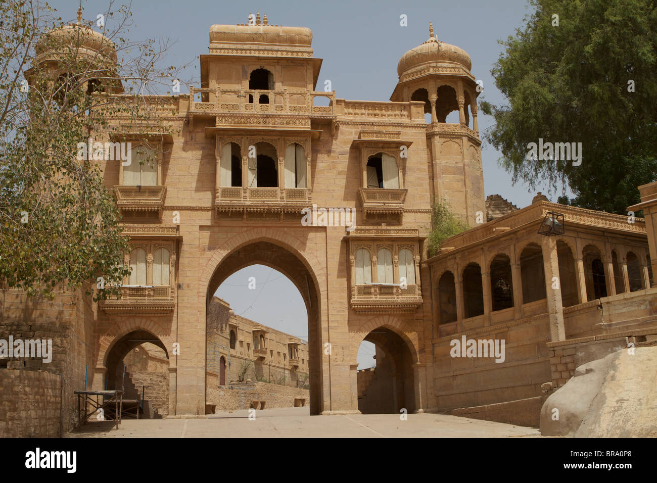 gadi sagar gate in jaisalmer Stock Photo