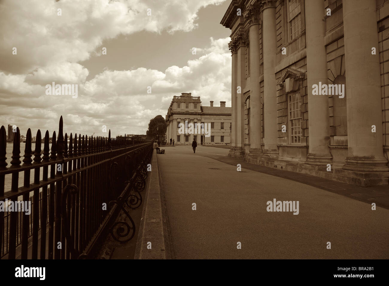 The Old Royal Naval College, Greenwich, London. Stock Photo