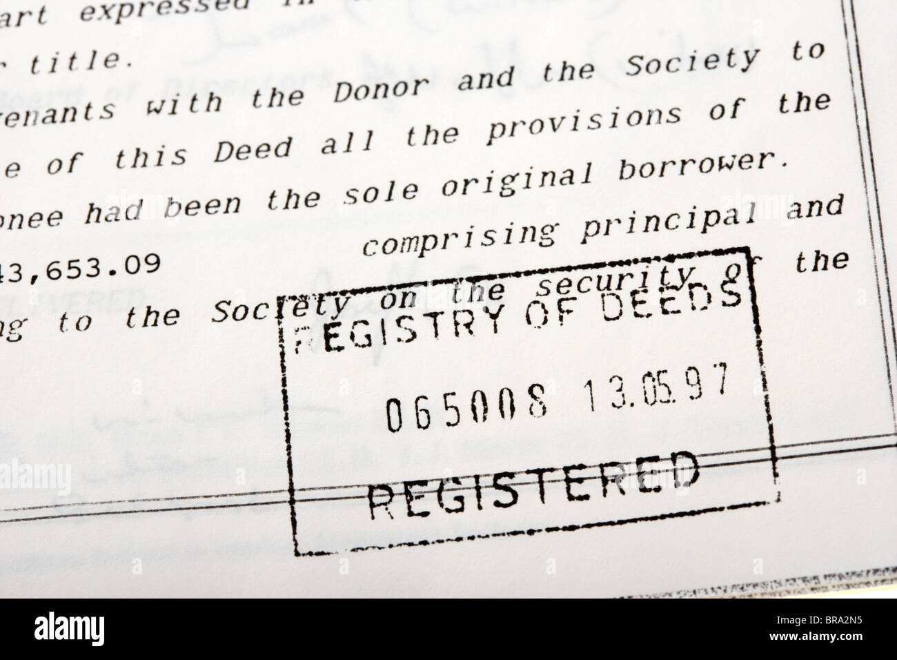 Land registry deed hires stock photography and images Alamy