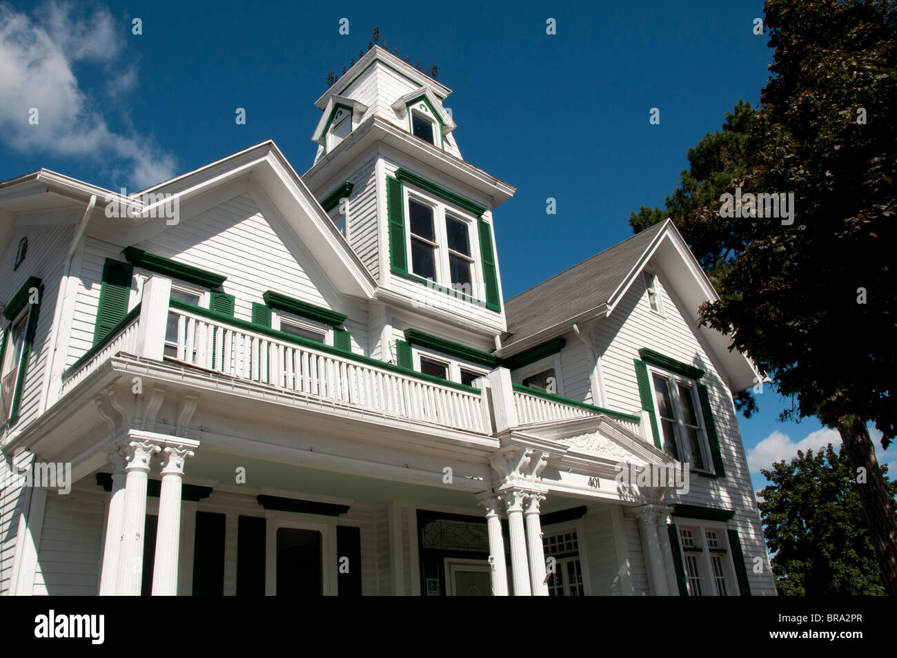 Main street architecture, Palmyra NY USA Stock Photo Alamy