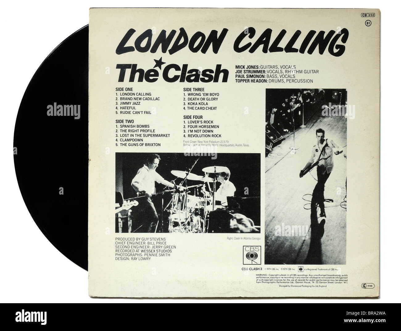 The Clash London Calling album Stock Photo