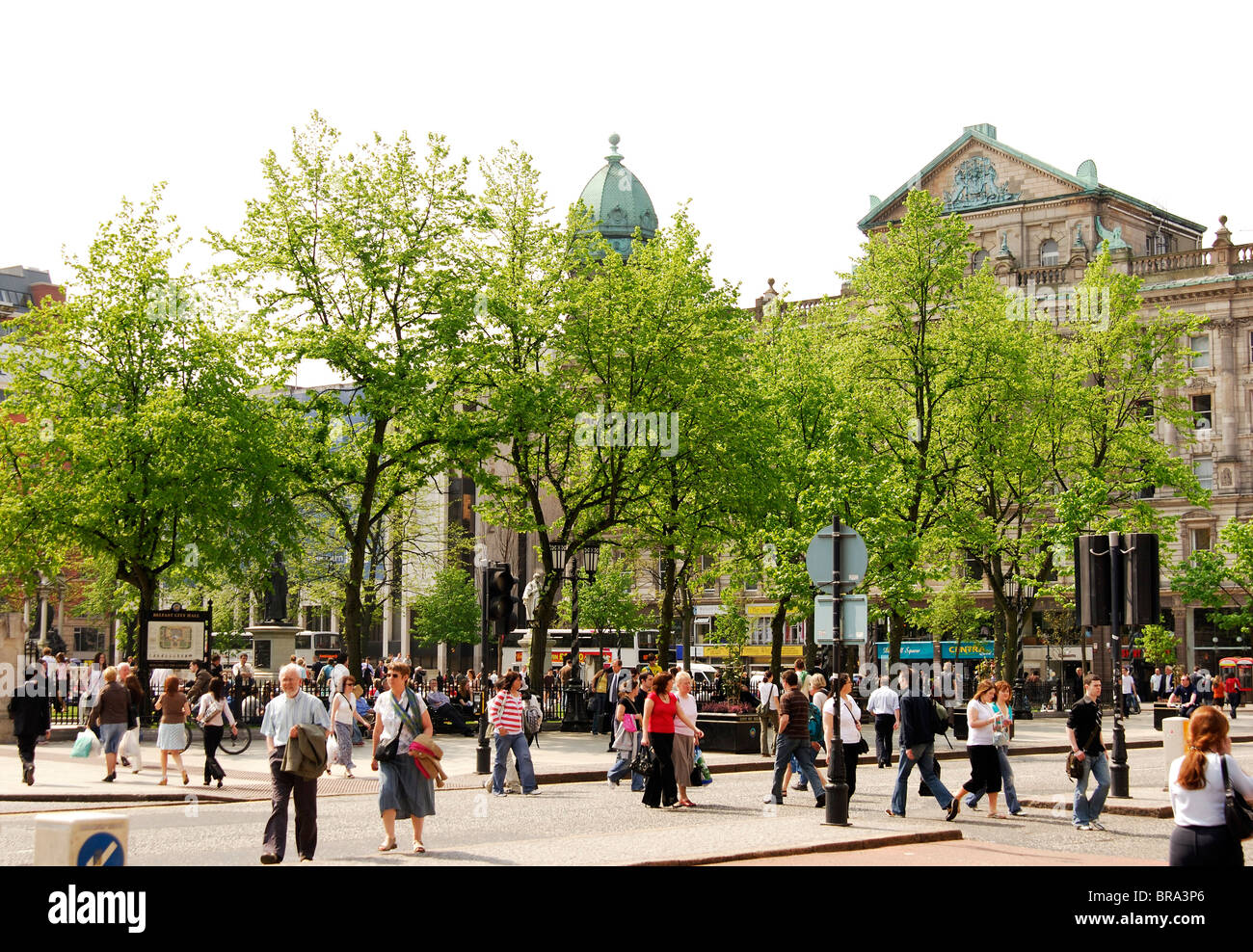 Donegall Square, Belfast, Ireland Stock Photo Alamy