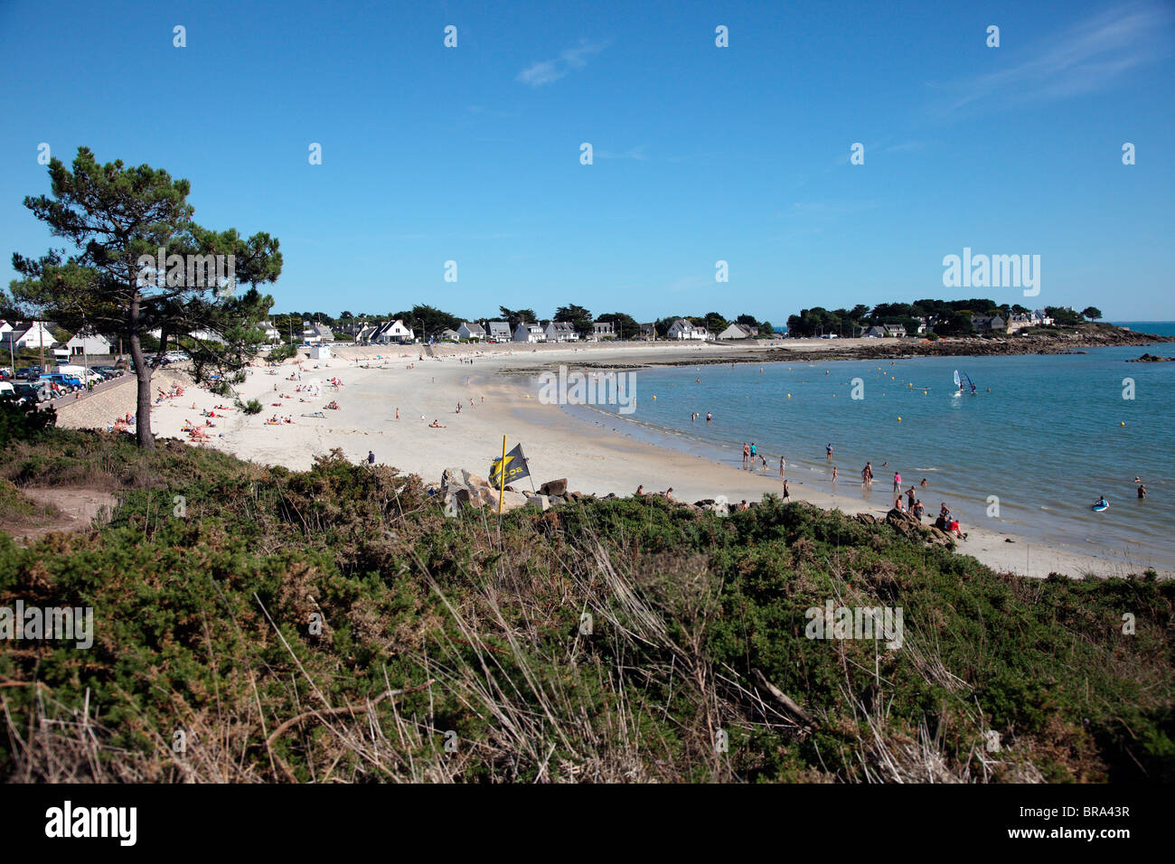 Carnac Plage, Carnac, Brittany, France Stock Photo
