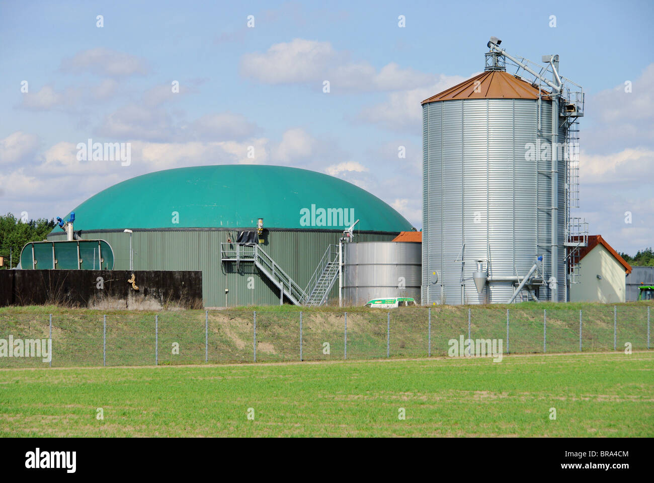 Biogasanlage - biogas plant 71 Stock Photo