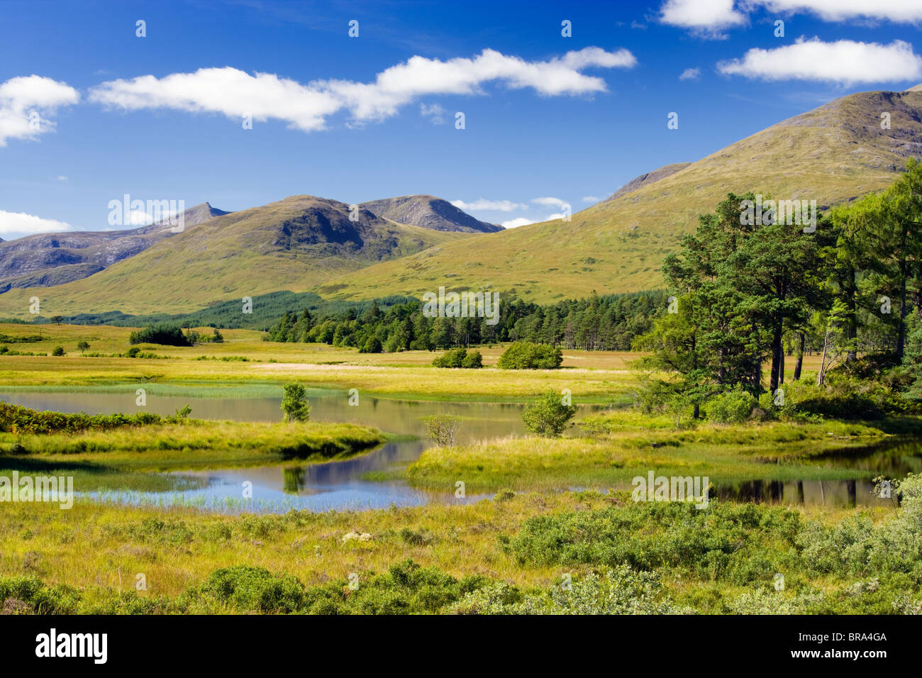 Loch Tulla, Black Mount, Argyll, Scotland, UK. Stock Photo