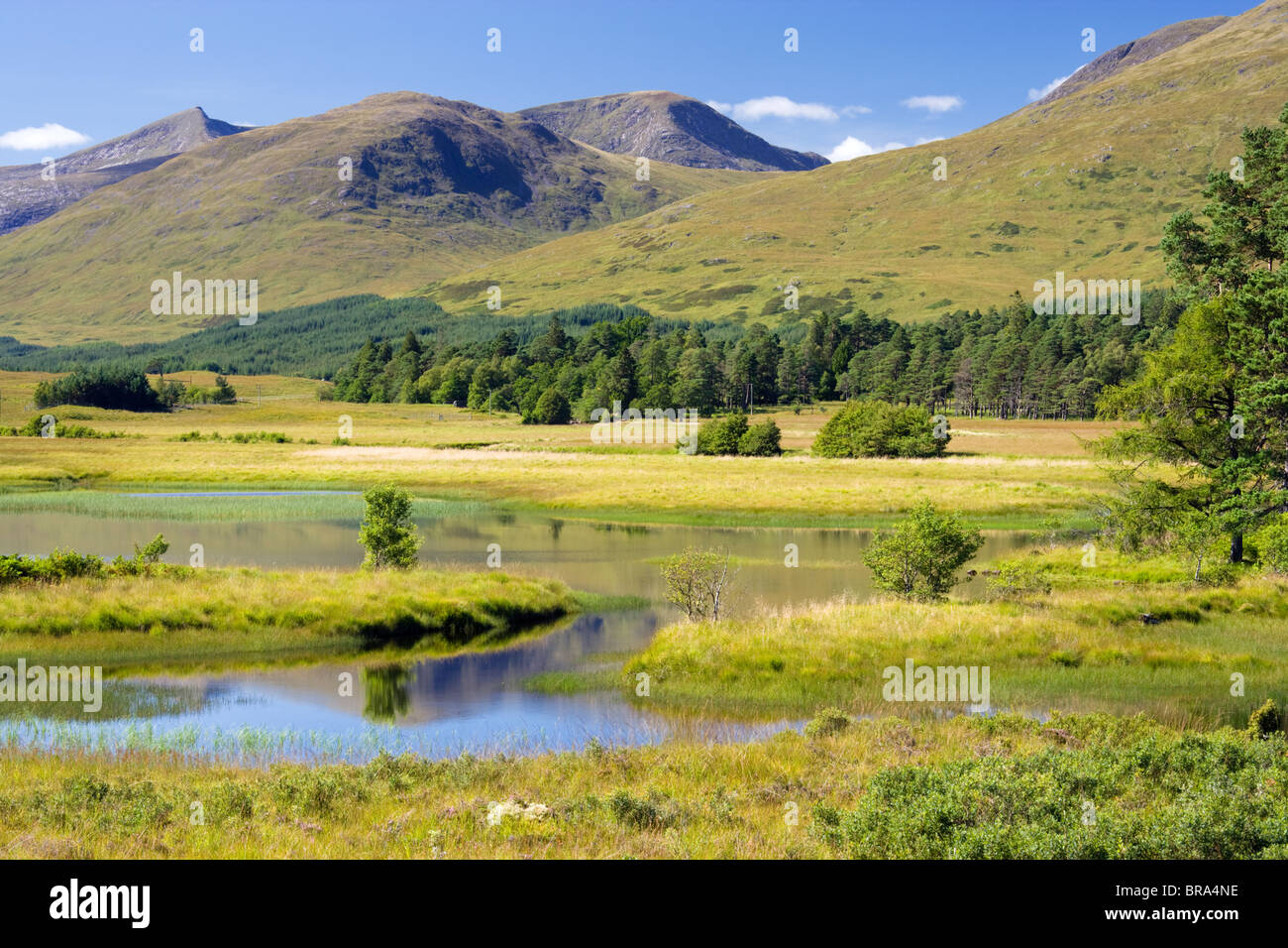 Loch Tulla, Black Mount, Argyll, Scotland, UK. Stock Photo