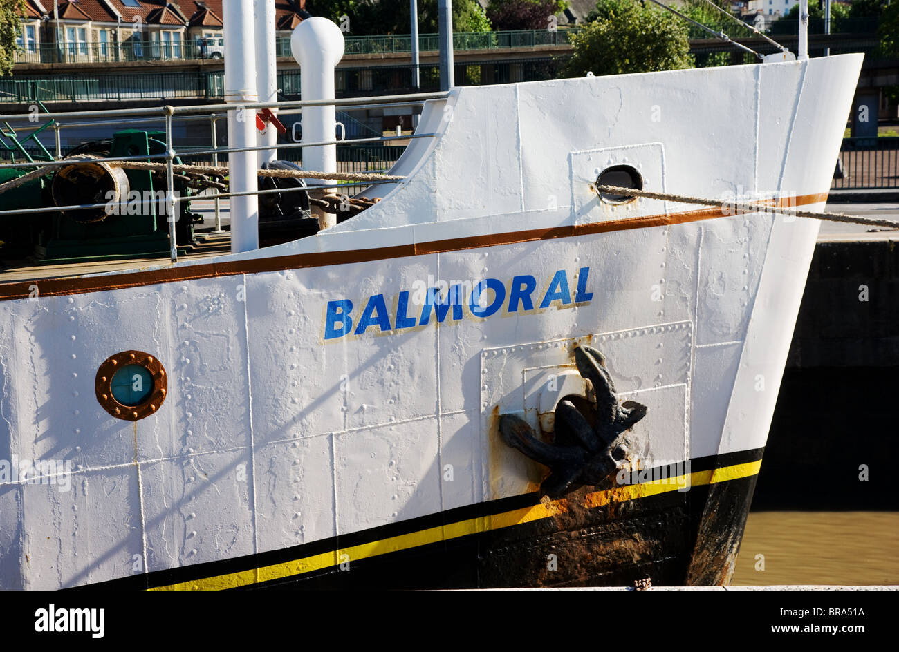 MV Balmoral in the Brunel locks at the entrance to Bristol floating