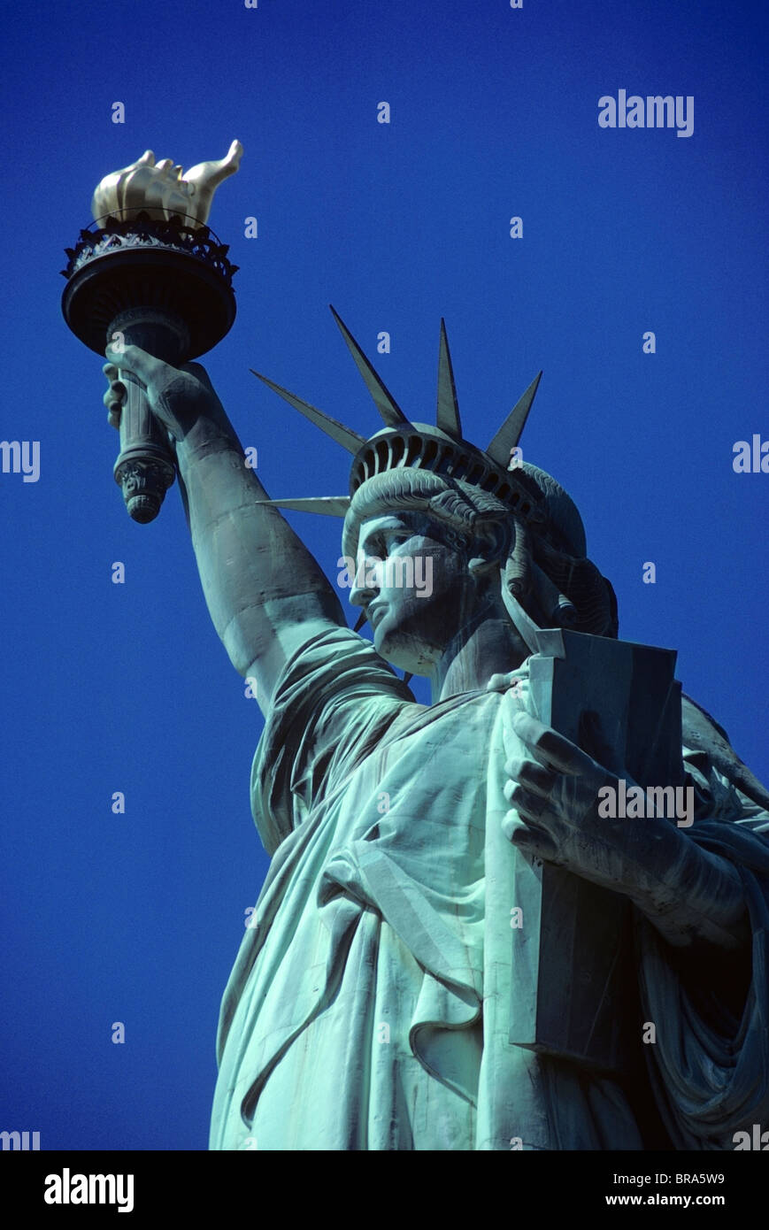 STATUE OF LIBERTY NEW YORK NY Stock Photo