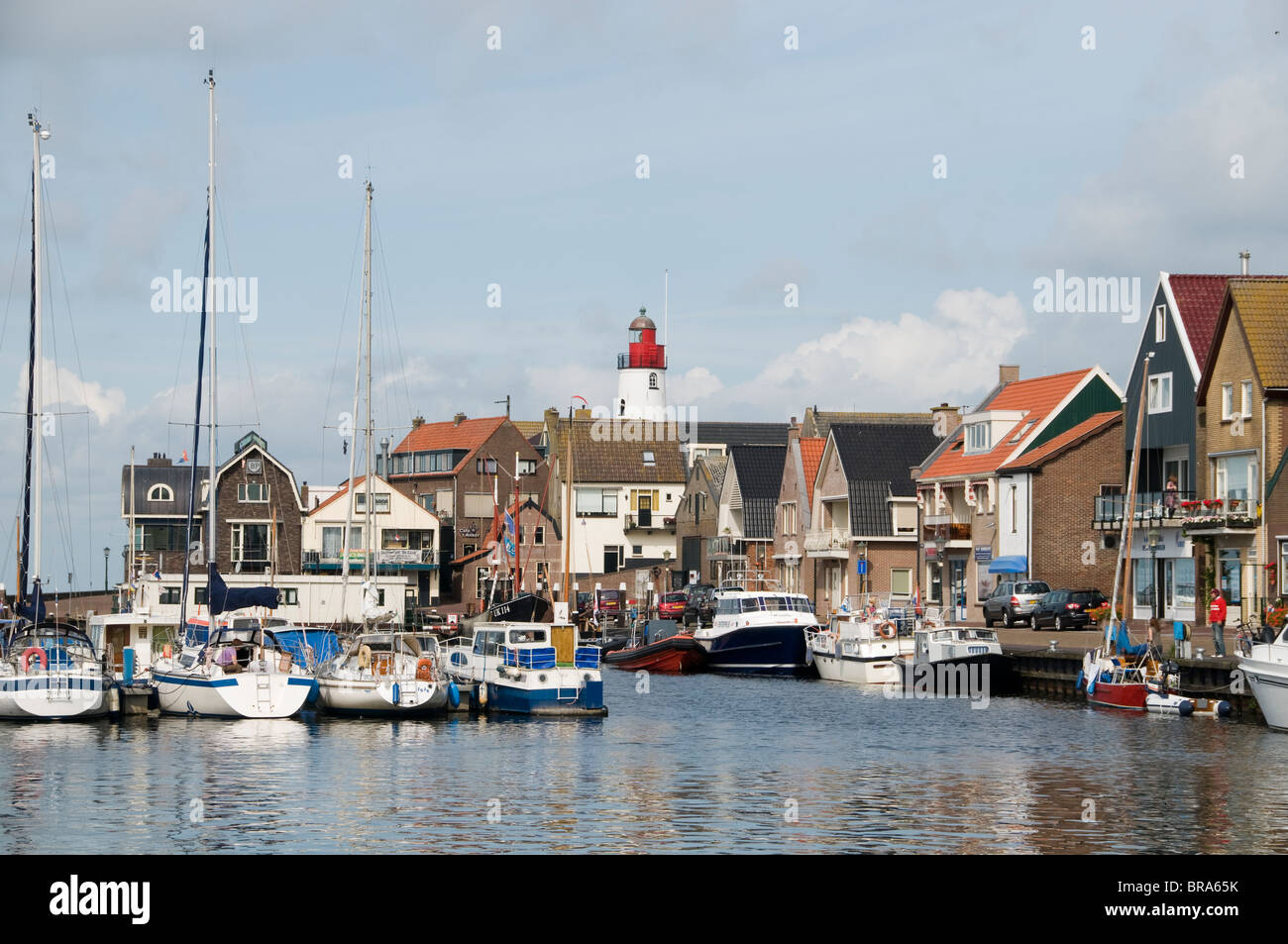 Urk Noordoostpolder ijsselmeer Netherlands fishing town Stock Photo