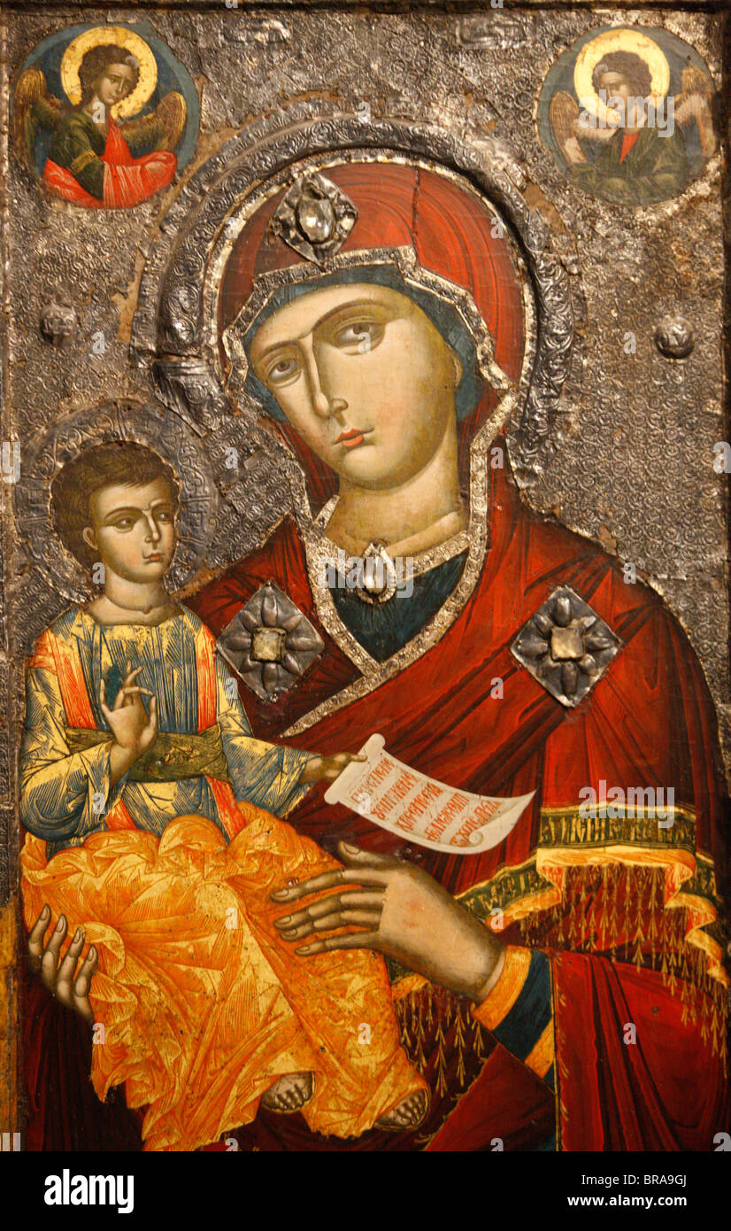 Icon by Onufri dating from the 16th century, Berat, Albania, Europe