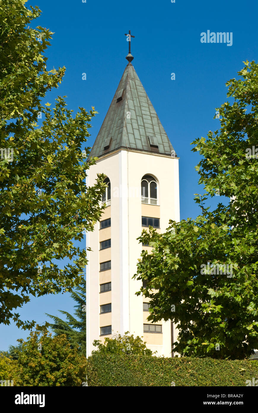 St. James Church in Medugorje, Bosnia-Herzegovina, Europe Stock Photo