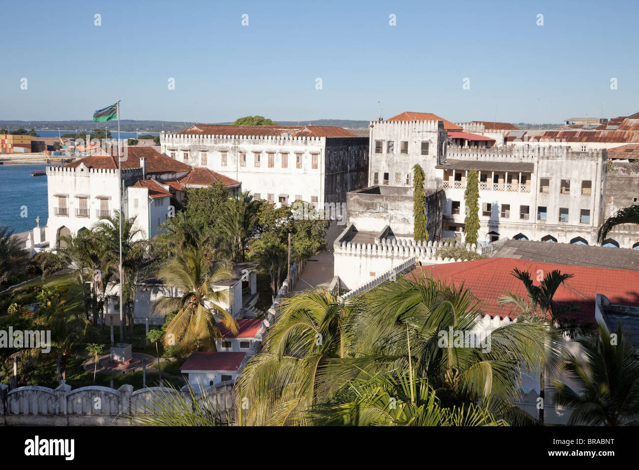 Zanzibar, Tanzania. Former Sultan's Palace, now The Palace Museum ...