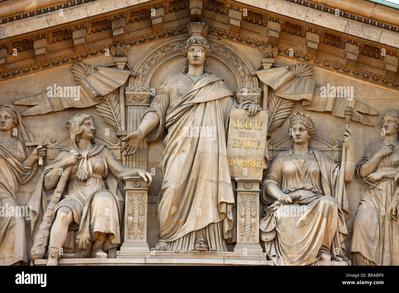 Detail, Assemblee Nationale (French Parliament), Paris, France, Europe Stock Photo