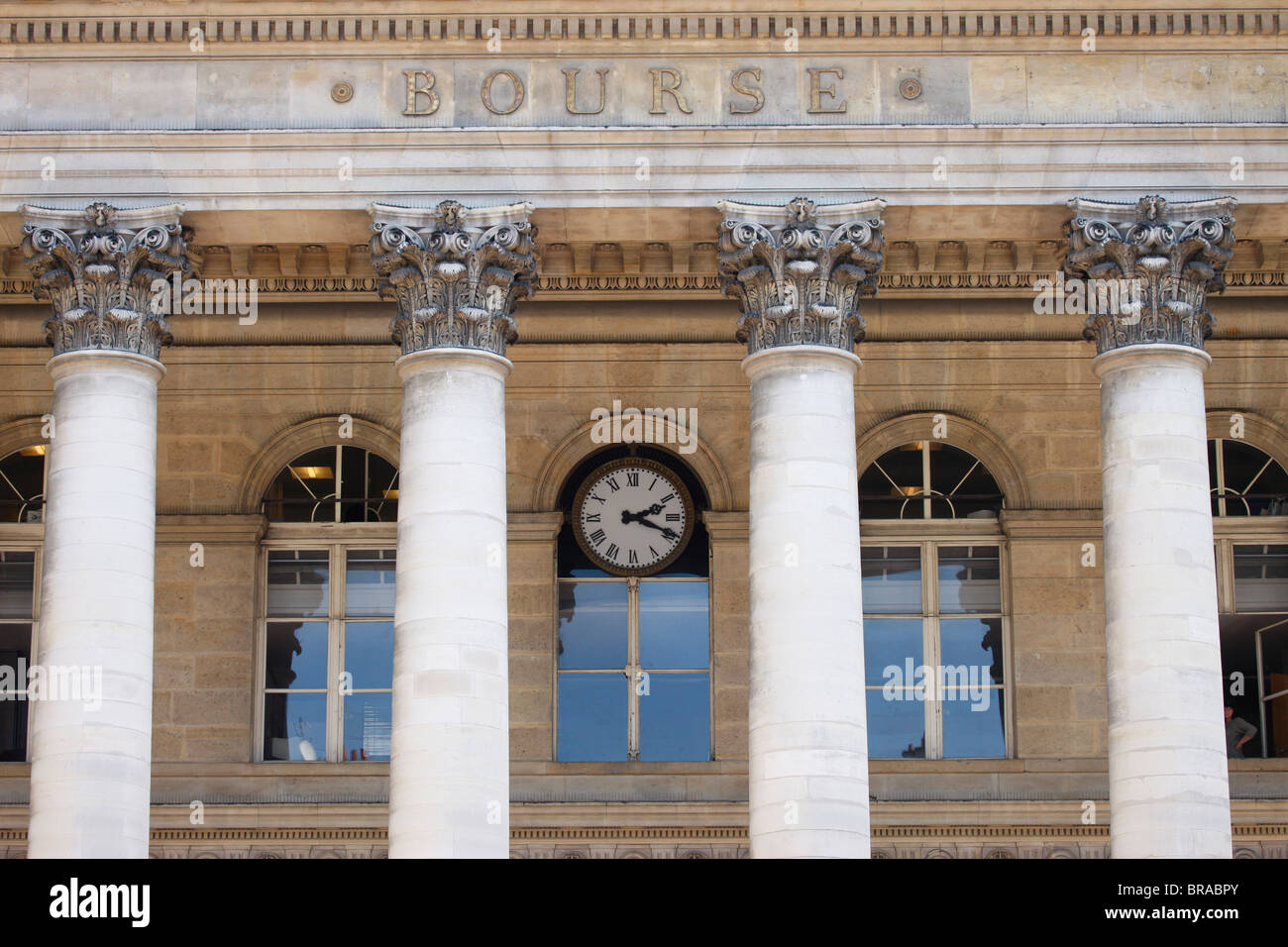 Bourse (Stock Exchange), Paris, France, Europe Stock Photo