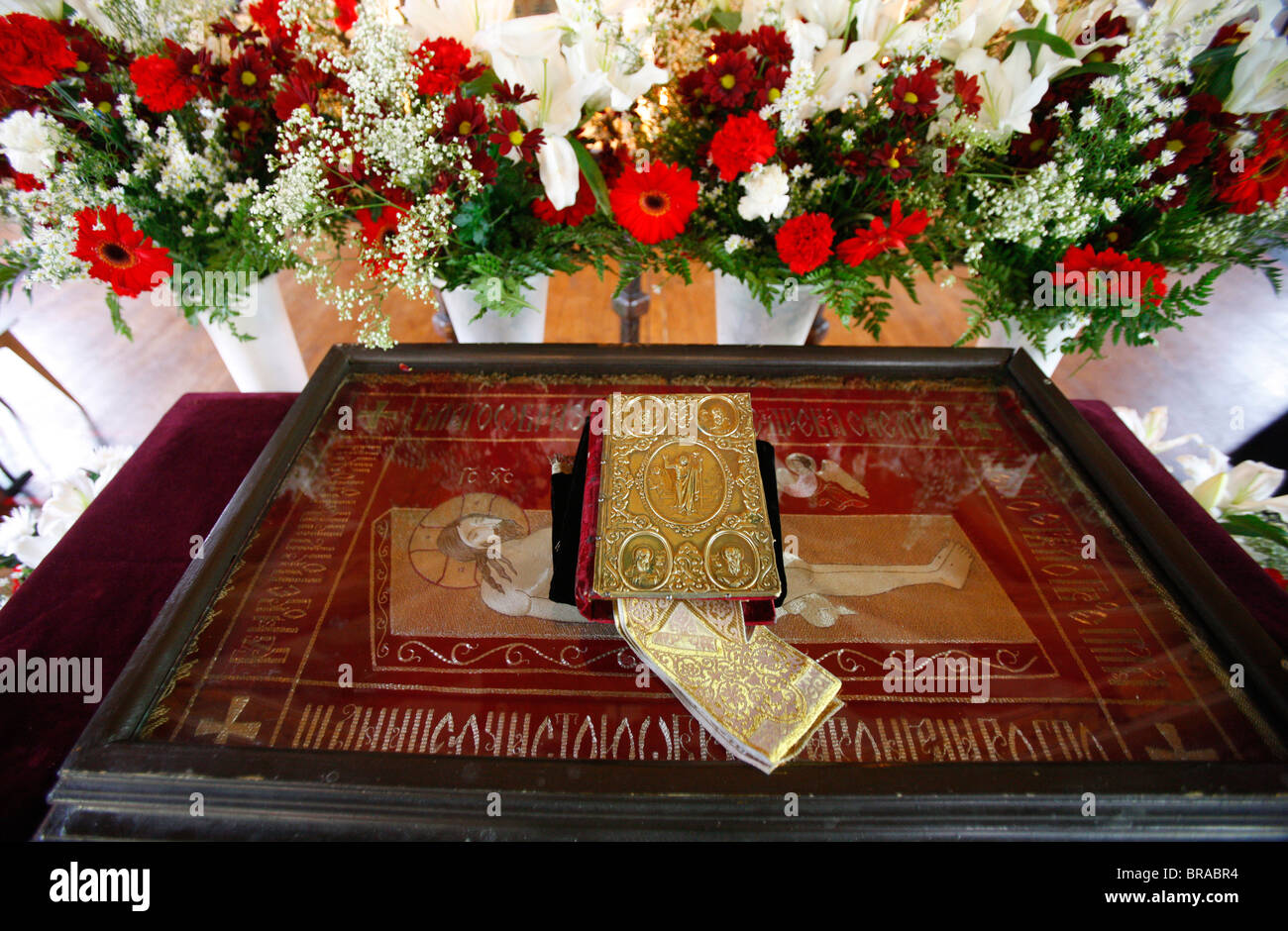 Easter Friday celebration in Saint Serge Orthodox church, Paris, France, Europe Stock Photo