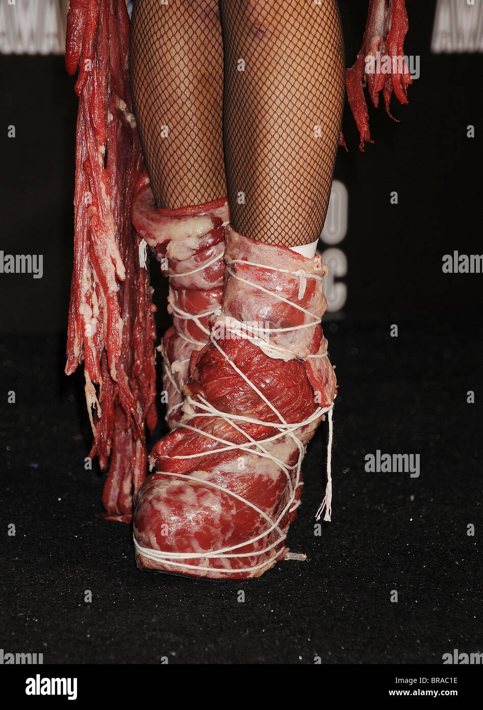 LADY GAGA  US singer at the 2010 MTV Video Movie Awards in Los Angeles 10 September 2010. Photo Jeffrey Mayer Stock Photo
