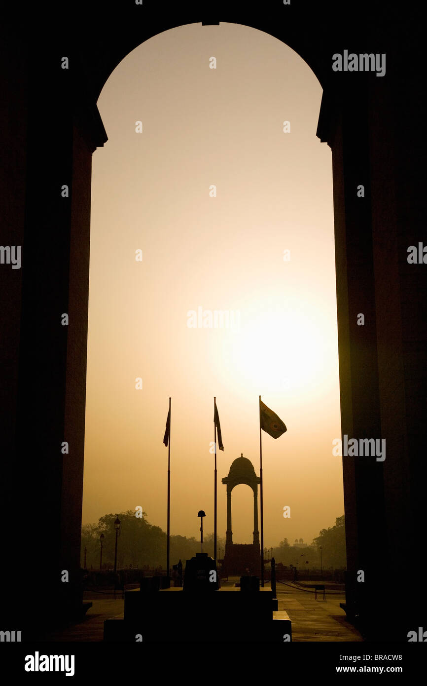 New delhi india gate at sunrise hi-res stock photography and images - Alamy