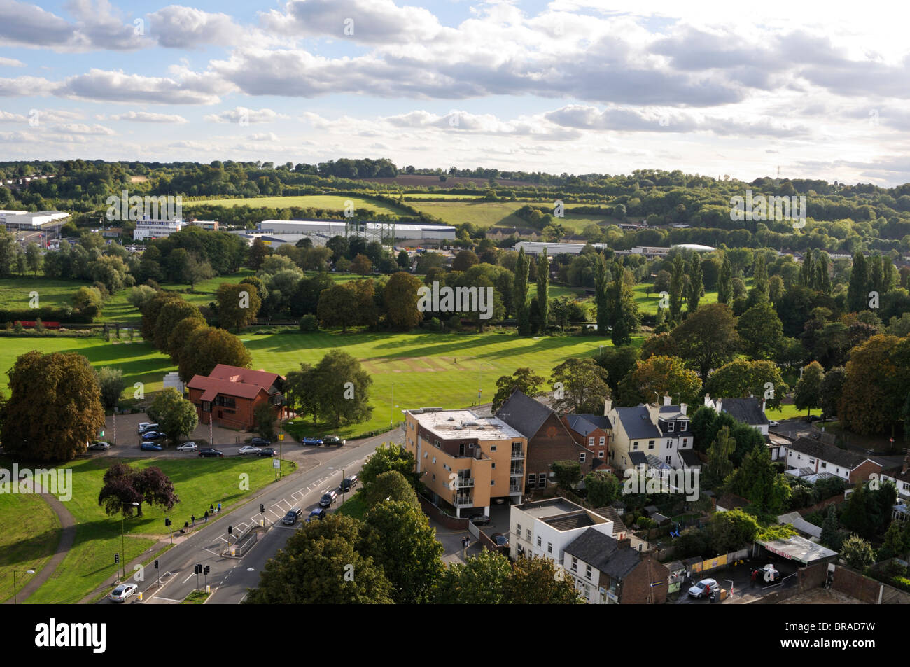 Cricket club and ground by Station Road at Hemel Hempstead