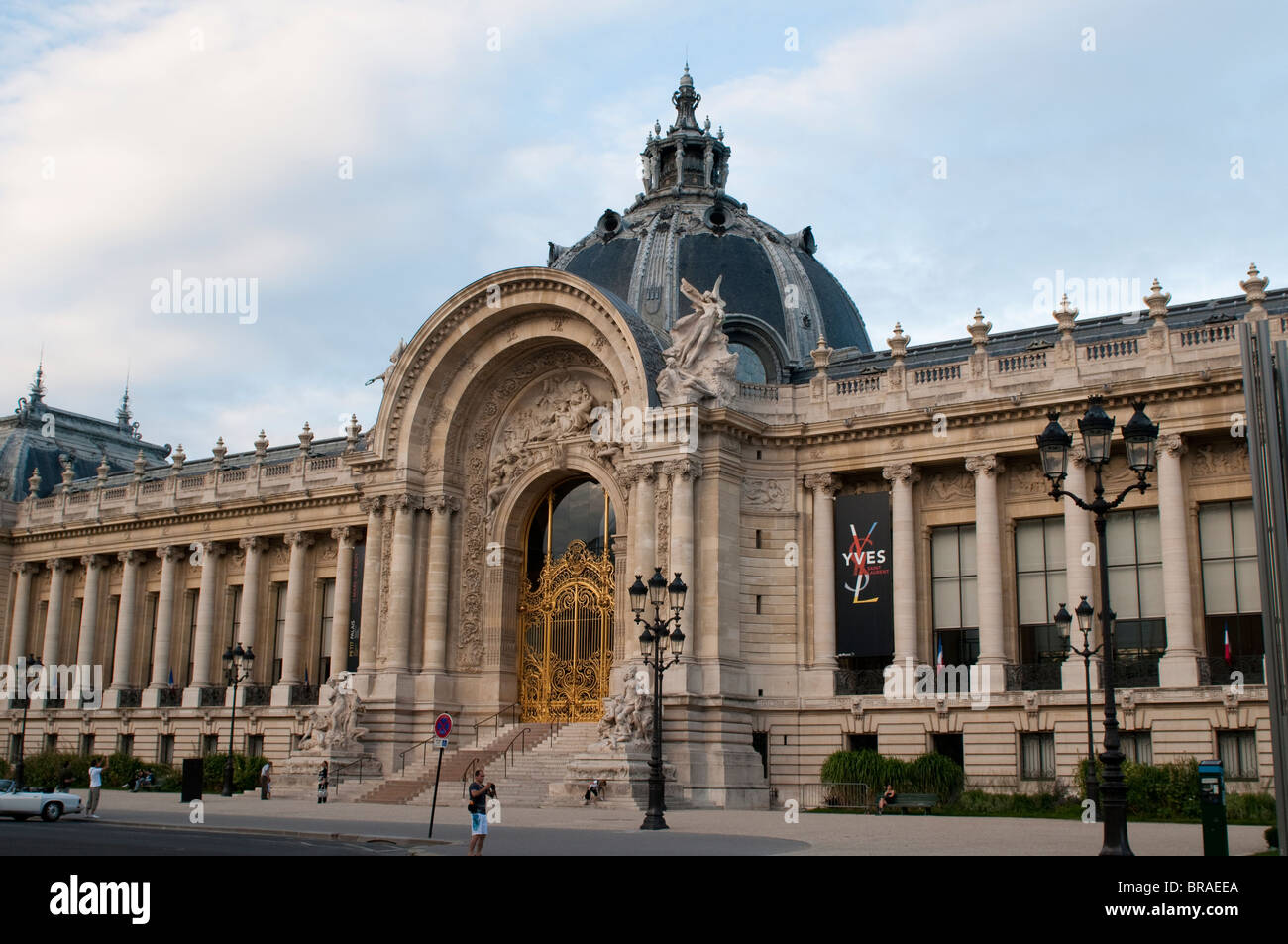 Main facade of the Petit Palais, Paris, France Stock Photo