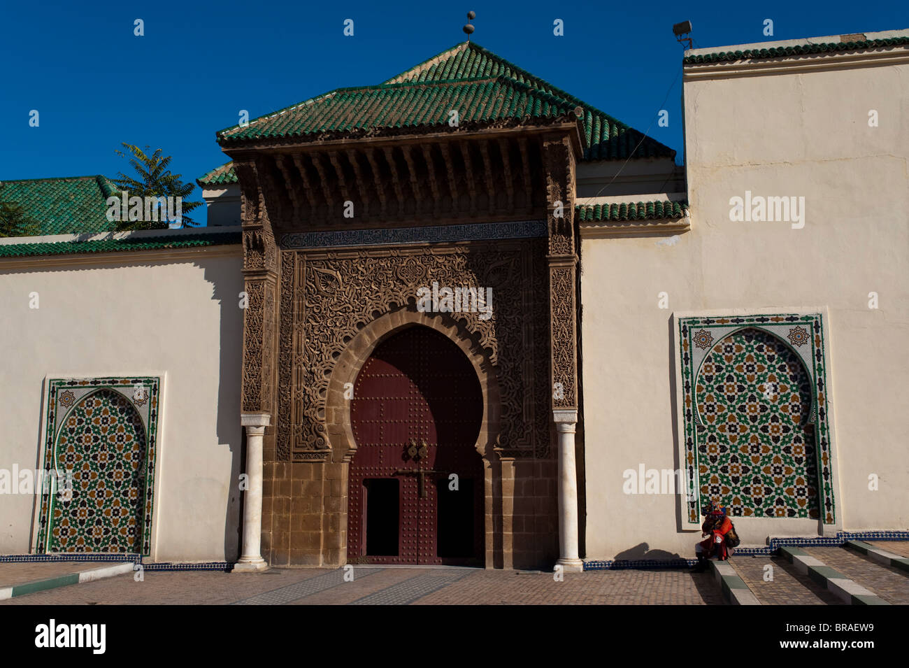 Mausoleum of Moulay Ismail, Meknes, Morocco, North Africa, Africa Stock Photo