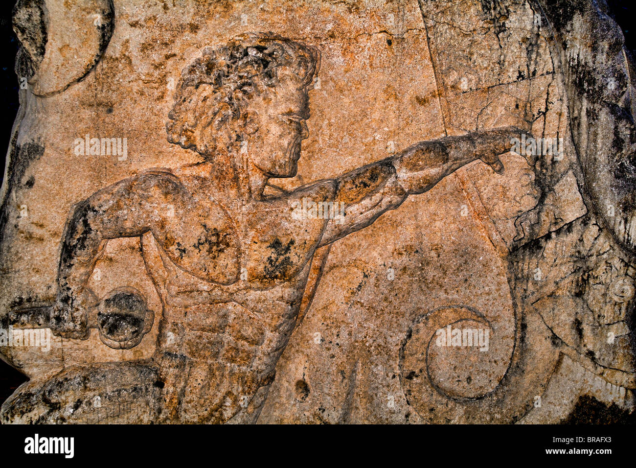 Stone statue in National Gallery of Victoria Australia Melbourne Stock