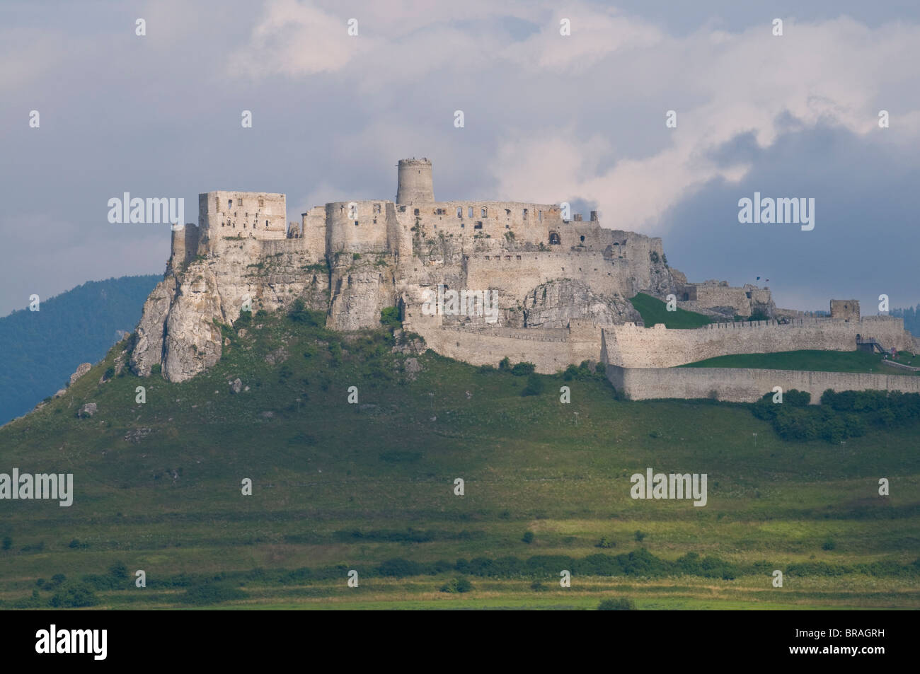 Spis Castle, UNESCO World Heritage Site, Spisske Podhradie, Slovakia, Europe Stock Photo