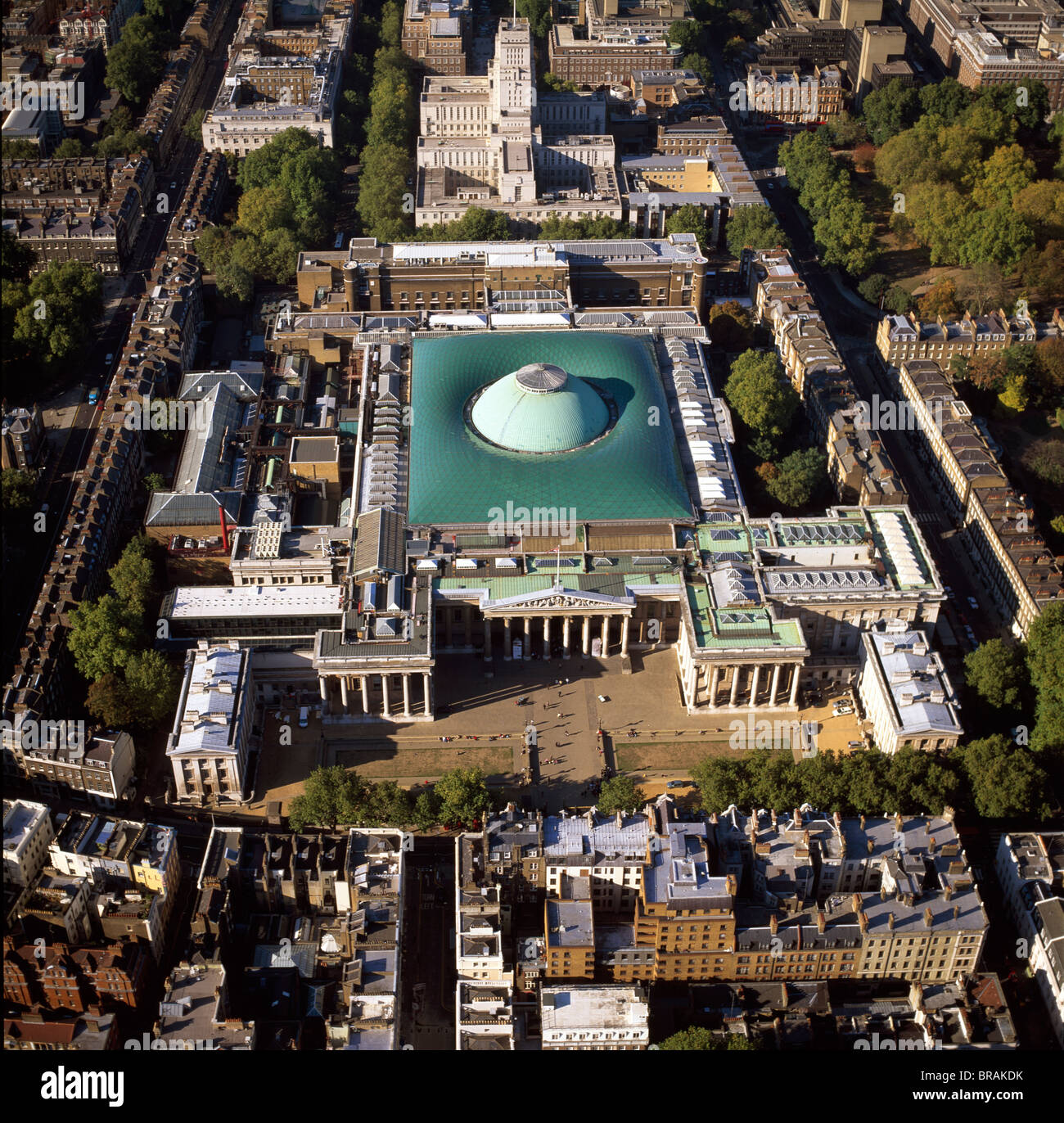 Aerial image of the Science Museum, Albertopolis, Exhibition Road, South Kensington, London, England, United Kingdom, Europe Stock Photo