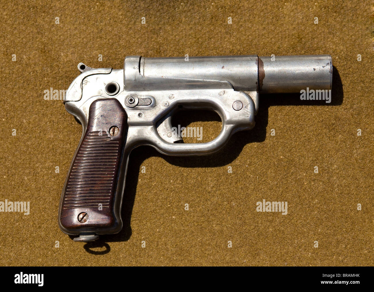 WWII era British flare gun Stock Photo Alamy